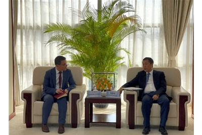 阿尔及利亚民主人民共和国驻华大使馆商务参赞一行拜访贸仲